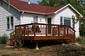 Front deck