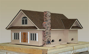 Commissioned Purple Martin house.