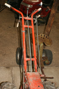 walking tractor handlebars