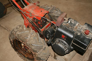 walking tractor-before