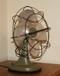 Restored old electric fan.